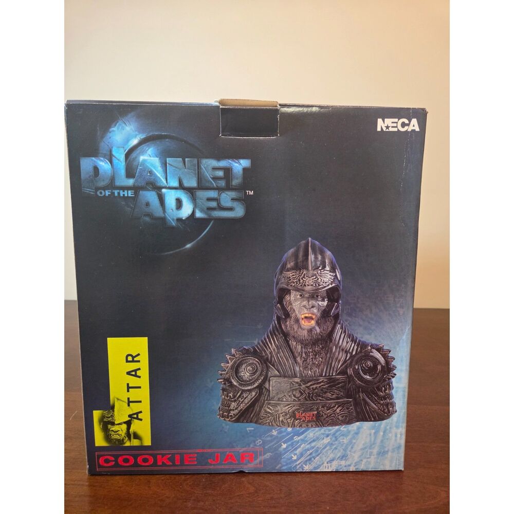 2001 Planet of the Apes Attar Ceramic Cookie Jar NECA